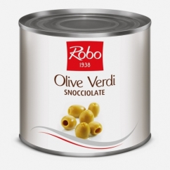 OLIVE VERDI SNOCCIOLATE IN SALAMOIA (34/36) PESO NETTO 2450GR