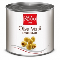 Olive Verdi Snocciolate in Salamoia Peso Netto 2450 g