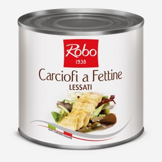 CARCIOFI A FETTINE AL NATURALE  100% ITALIA  PESO NETTO 2500GR
