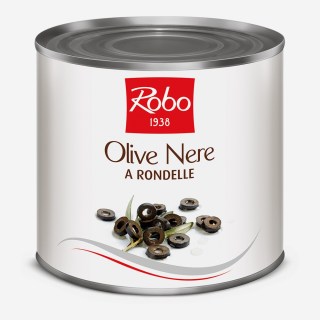 OLIVE NERE A RONDELLE IN SALAMOIA PESO NETTO 2450GR
