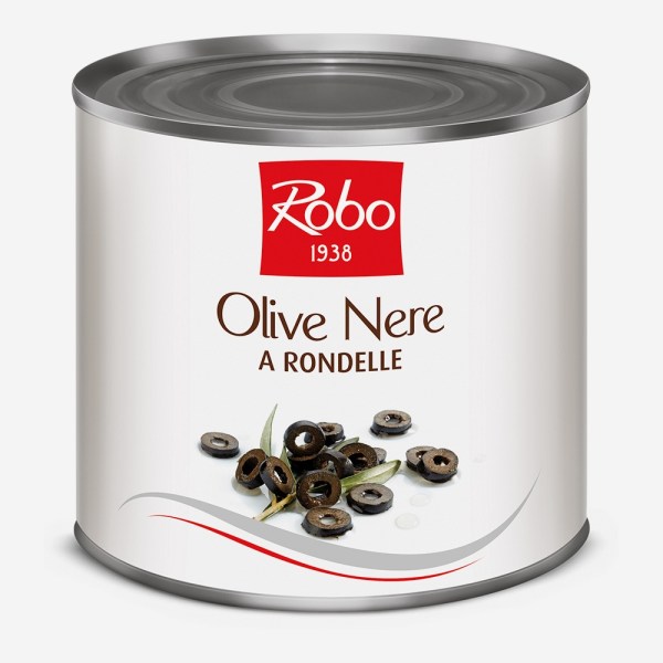 OLIVE NERE A RONDELLE IN SALAMOIA PESO NETTO 2450GR