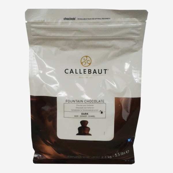 CIOCCOLATO FONDENTE PER FONTANE IN CONFEZIONE DA KG 2,5