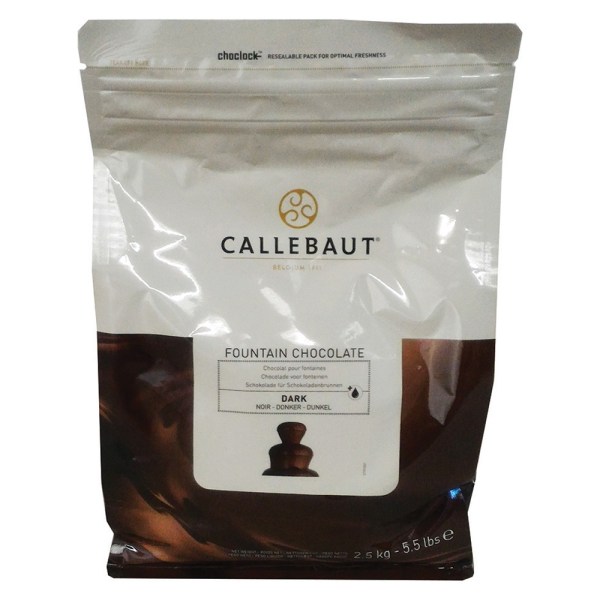 CIOCCOLATO FONDENTE PER FONTANE IN CONFEZIONE DA KG 2,5