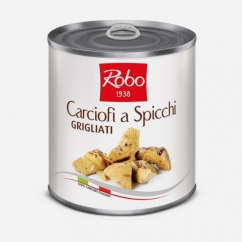 CARCIOFI A SPICCHI GRIGLIATI IN OLIO PESO NETTO 780GR