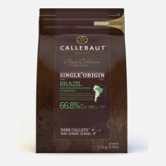 *COPERTURA CIOCCOLATO BRAZIL FONDENTE 66,8% PURE ORIGINE CALLETS