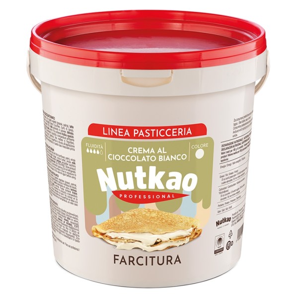 CREMA AL CIOCCOLATO BIANCO (10%) DA FARCITURA KG 6