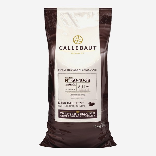 CIOCCOLATO FONDENTE 604038 CALLETS (60% CACAO) DA KG 10
