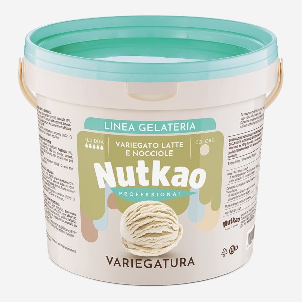 VARIEGATO ICE LATTE E NOCCIOLE (12%) DA KG 5