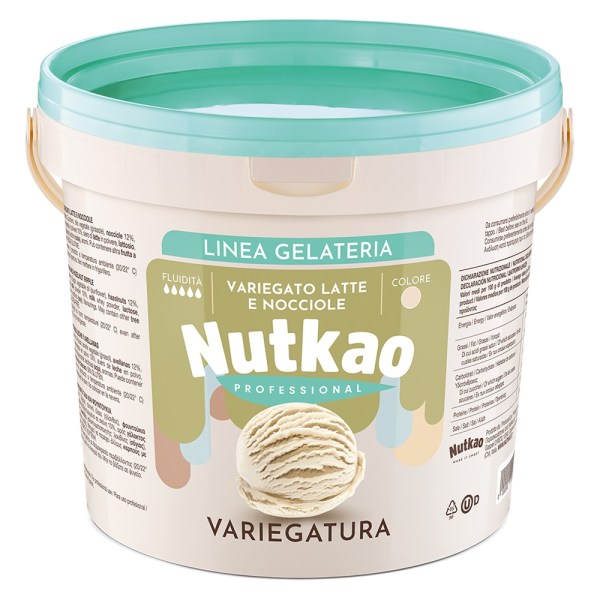 VARIEGATO ICE LATTE E NOCCIOLE (12%) DA KG 5