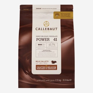 CIOCCOLATO AL LATTE POWER 841 IN CALLETS DA 2,5 KG