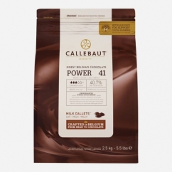CIOCCOLATO AL LATTE POWER 841 IN CALLETS DA 2,5 KG