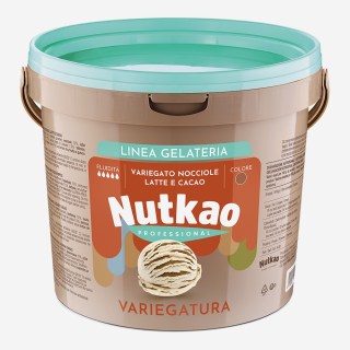 VARIEGATO ICE NOCCIOLE (12%) LATTE E CACAO DA KG 5