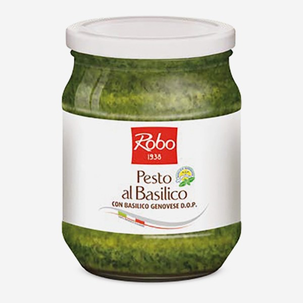 PESTO CON BASILICO GENOVESE DOP  SENZ AGLIO  DA 500 GR