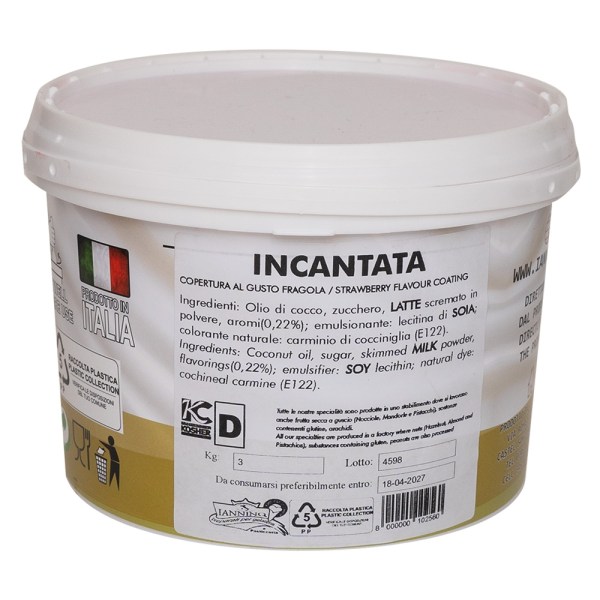 *COPERTURA FRAGOLA INCANTATA DA 2,5 KG (0256)