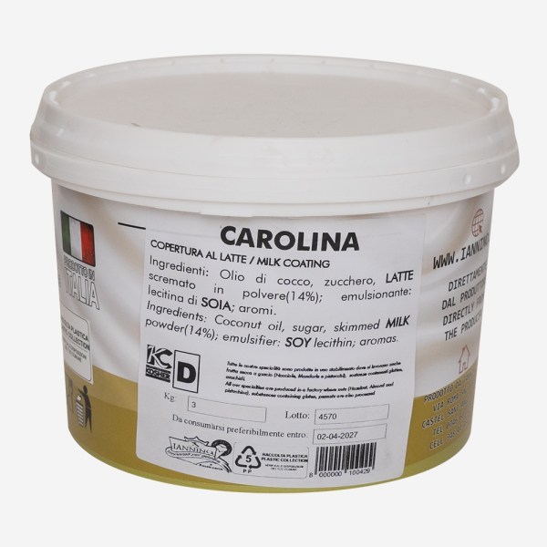 *COPERTURA BIANCA CAROLINA DA 3 KG (COB106)