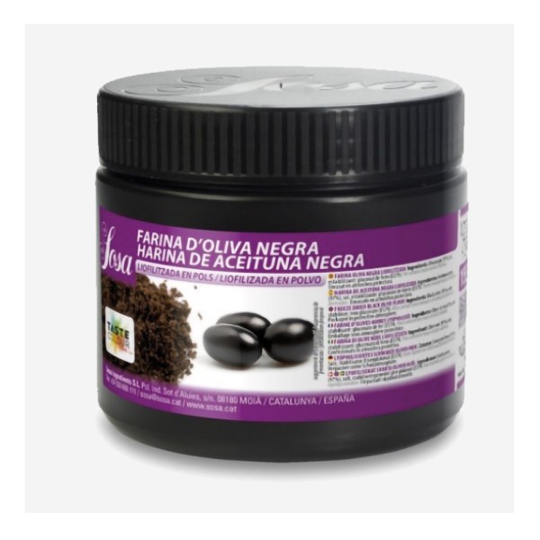 OLIVE NERE IN POLVERE SOSA (150 GR)