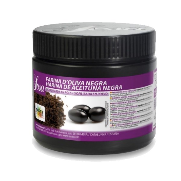 OLIVE NERE IN POLVERE SOSA (150 GR)