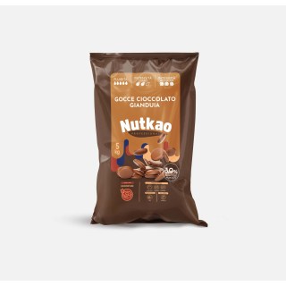 CIOCCOLATO GIANDUIA IN GOCCE (30% NOCCIOLE) DA 5 KG