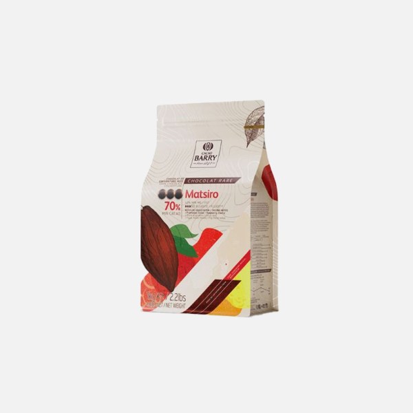 CIOCCOLATO MATSIRO ORIGINE MADAGASCAR FONDENTE 70% KG 1 CALLETS
