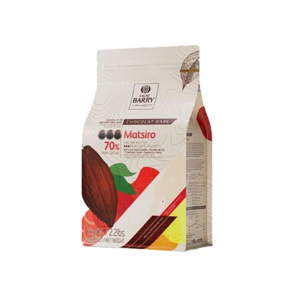 CIOCCOLATO MATSIRO ORIGINE MADAGASCAR FONDENTE 70% KG 1 CALLETS