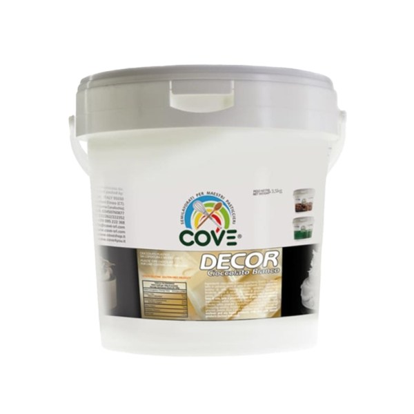 CIOCCOLATO PLASTICO DECORCOVE BIANCO 3,5 KG (3.5BIANCO)