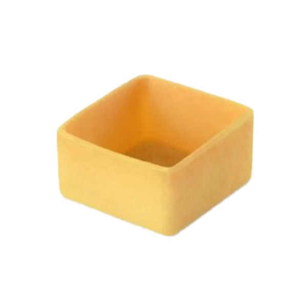TARTELLETTA QUADRATA AL BURRO LINEA FILIGRANO 33X33 MM 225 PZ