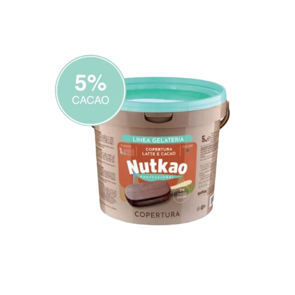 COPERTURA GELATERIA LATTE E CACAO (5% CACAO) DA KG 5