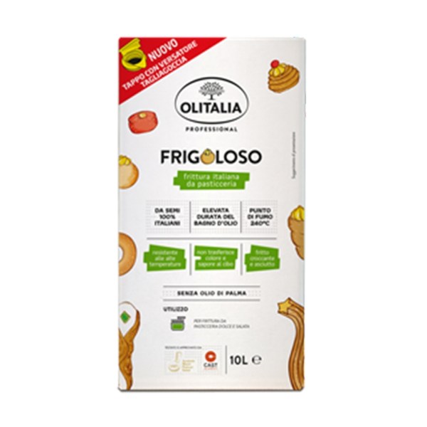 OLIO FRIGOLOSO ALTO OLEICO DI SEMI DI GIRASOLE BAG IN BOX LT 10