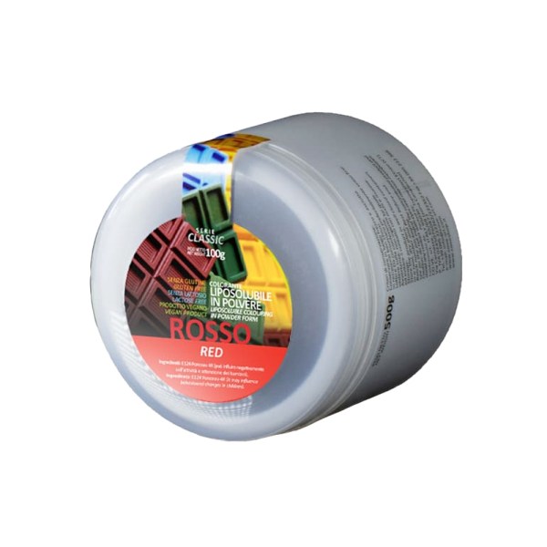 COLORE LIPOSOLUBILE IN POLVERE ROSSO GR 80 (LIPOP80ROSS)