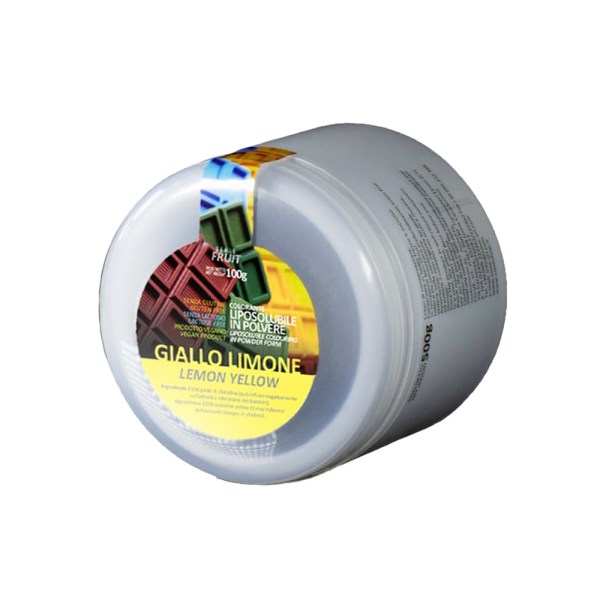 COLORE LIPOSOLUBILE IN POLVERE GIALLO LIMONE GR80(LIPO80LIMO)