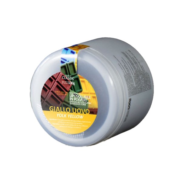 COLORE LIPOSOLUBILE IN POLVERE GIALLO UOVO GR80(LIPOP80UOVO)