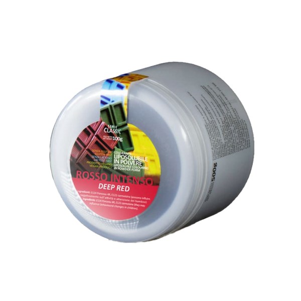 COLORE LIPOSOLUBILE IN POLVERE ROSSO INTENSO GR 80(LIPOP80RINT)