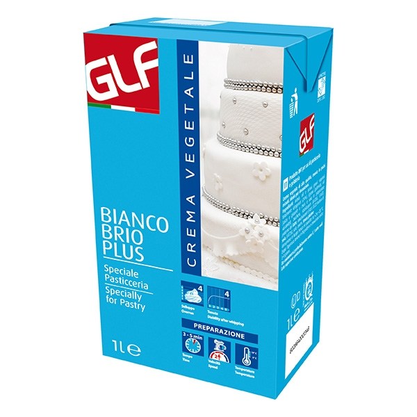 CREMA DA MONTARE PLUS BIANCO BRIO DA LT 1 (CT 1x12)