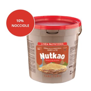 CREMA NOCCIOLA (10%) SENZA LATTE DA FARCITURA KG 6