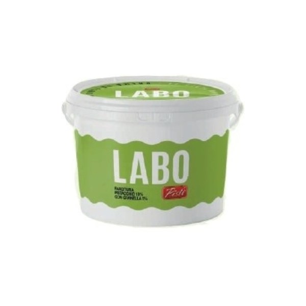 *CREMA PISTACCHIO(10%) C/GRANELLA PISTACCHIO (5%)FARCITURA KG 5