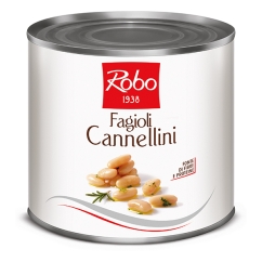 *FAGIOLI CANNELLINI LESSATI AL NATURALE PESO NETTO 2500GR