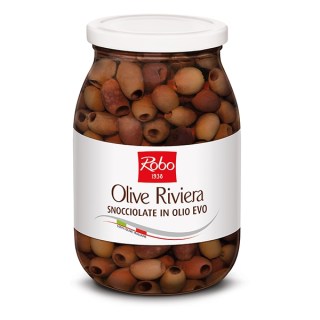 OLIVE RIVIERA SNOCCIOLATE IN OLIO  EVO  DA 950GR