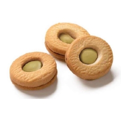 *OCCHI DI BUE AL BURRO FARC.PISTACCHIO 1,5KG 132PZ CIRCA(80441)