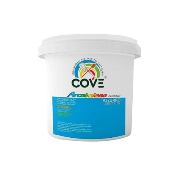 PASTA PER DECORARE COVEARCOBALENO AZZURRO 900 GR (0.9AZZUARCO)