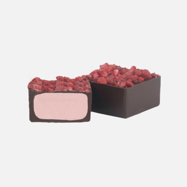 PRALINA LAMPONE CON CIOCCOLATO FONDENTE DA KG 2