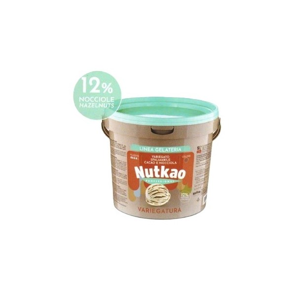 ICE NUT VARIEGATO NOCCIOLE (12%) LATTE E CACAO DA KG 5