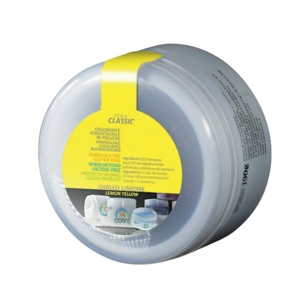 COLORE IN POLVERE IDROSOLUBILE GIALLO LIMONE GR 80 (IDROP80LIM)