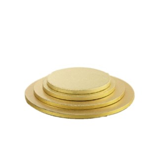 PIATTO TONDO SOTTOTORTA ORO D50CM H.1,2 CM PZ 1 (CAKE BOARD)