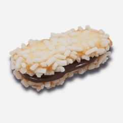 LINGUE DI GATTO ACCOPPIATE CREMA CACAO E GRANELLA ZUCCHERO KG1,5