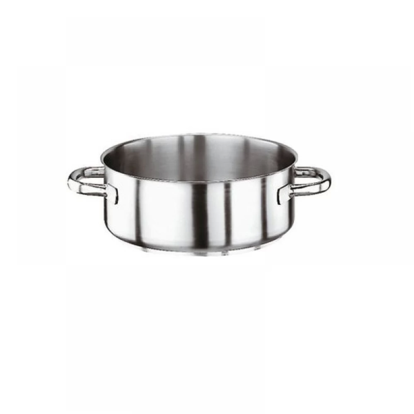 *CASSERUOLA D.36 H.13 CM LT 13 IN ACCIAIO INOX