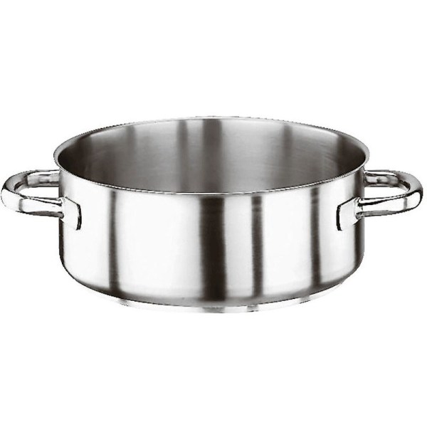 *CASSERUOLA D.45 H.15,5 CM LT 24,6 IN ACCIAIO INOX