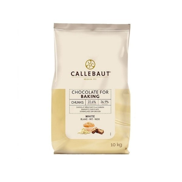 CHUNKS DA KG 10 CUBETTI DI CIOCCOLATO BIANCO