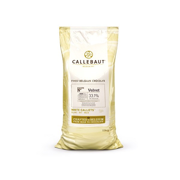 CIOCCOLATO BIANCO VELVET TOP LINE IN CALLETS DA KG 10