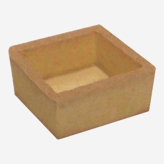 Mini tartellette trendy quadrate tuttoburro 45x45mm (168 PZ)