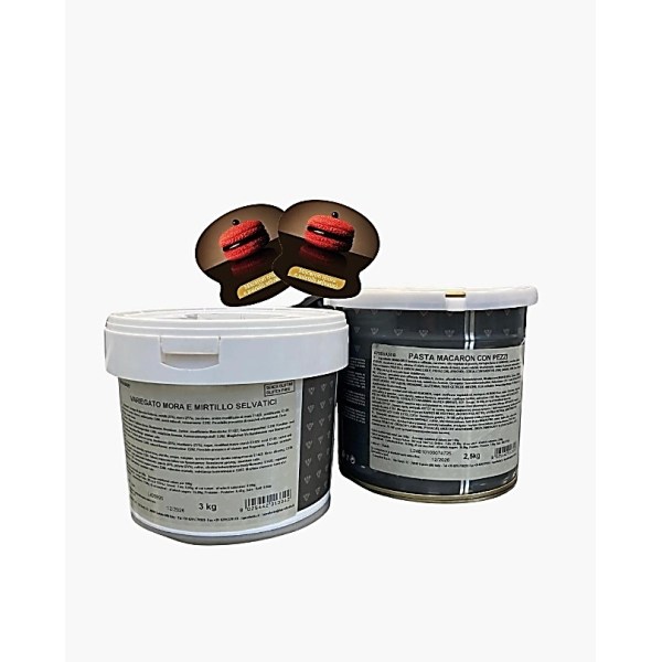 *KIT MACARON MORA E MIRTILLO SELVATICI DA 5,5 KG (9001B00B)